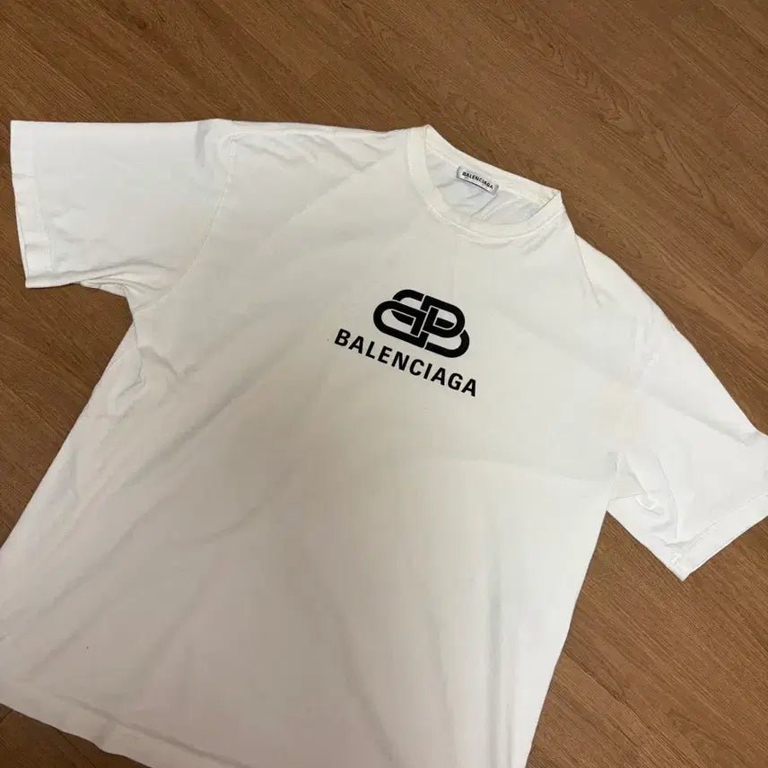 [BUNJANG] Balenciaga Interlocked BB Logo T-Shirt XS / 발렌시아가 인터락드 BB로고 티셔츠xs