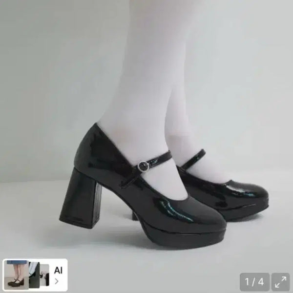 [BUNJANG] Salt & Chocolate Mary Jane Platform Heels / 급처) 베몬 아사 착용! 솔트앤초콜릿 메리제인 통굽 구두 가보시 힐