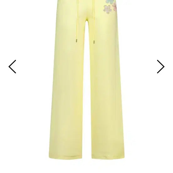 [BUNJANG] As If Calli Bootcut Training Pants Yellow / 에즈이프캘리 부츠컷 트레이닝 팬츠 옐로우