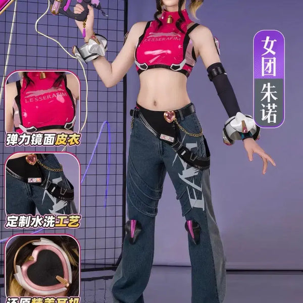 [BUNJANG] Overwatch Junho Le Sserafim Cosplay Costume / 코스프레 오버워치 주노 르세라핌 의상 L-XL 판매