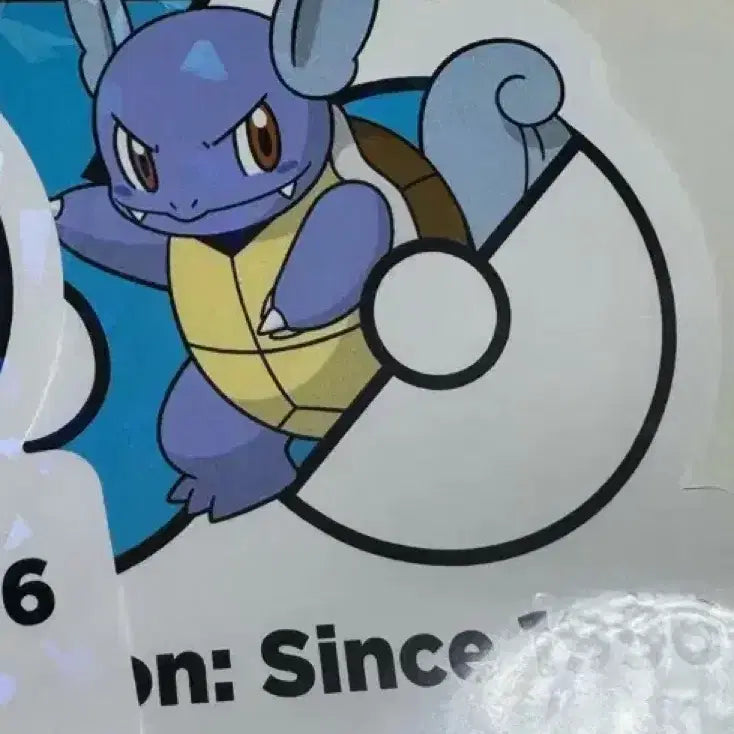 [BUNJANG] Pokemon 30th Anniversary Logo Sticker - Tenta cool / 포켓몬 30주년 로고 스티커 어니부기