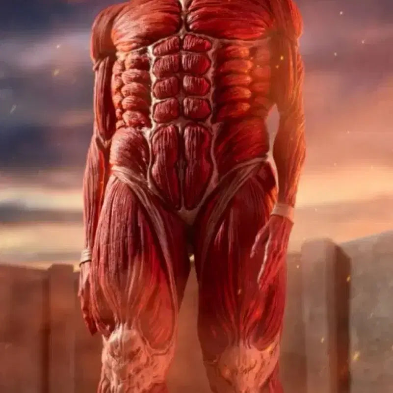 [BUNJANG] Sealed Attack on Titan Colossal Titan Figure / [미개봉 칼박스] 초대형 거인팝니다