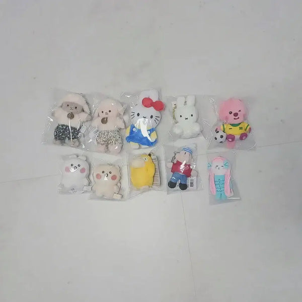 [BUNJANG] Plush Keychain Bundle Set / 인형뽑기 인형 키링 일괄1