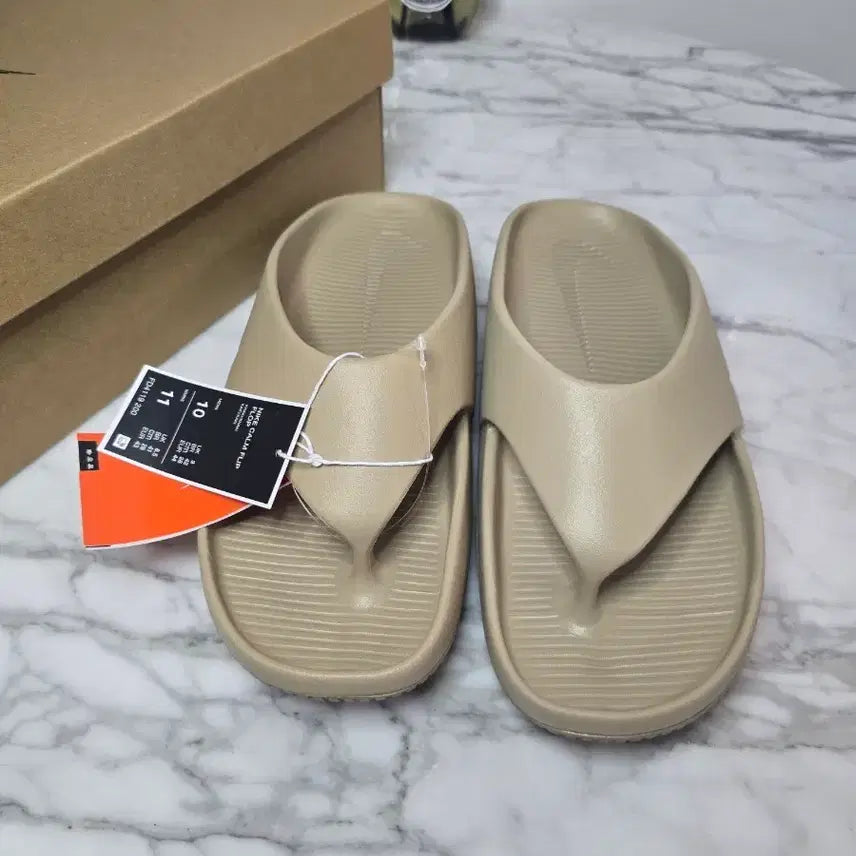 [BUNJANG] Nike Flip Flops Beige Size 280 / 나이키 플리플랍 280