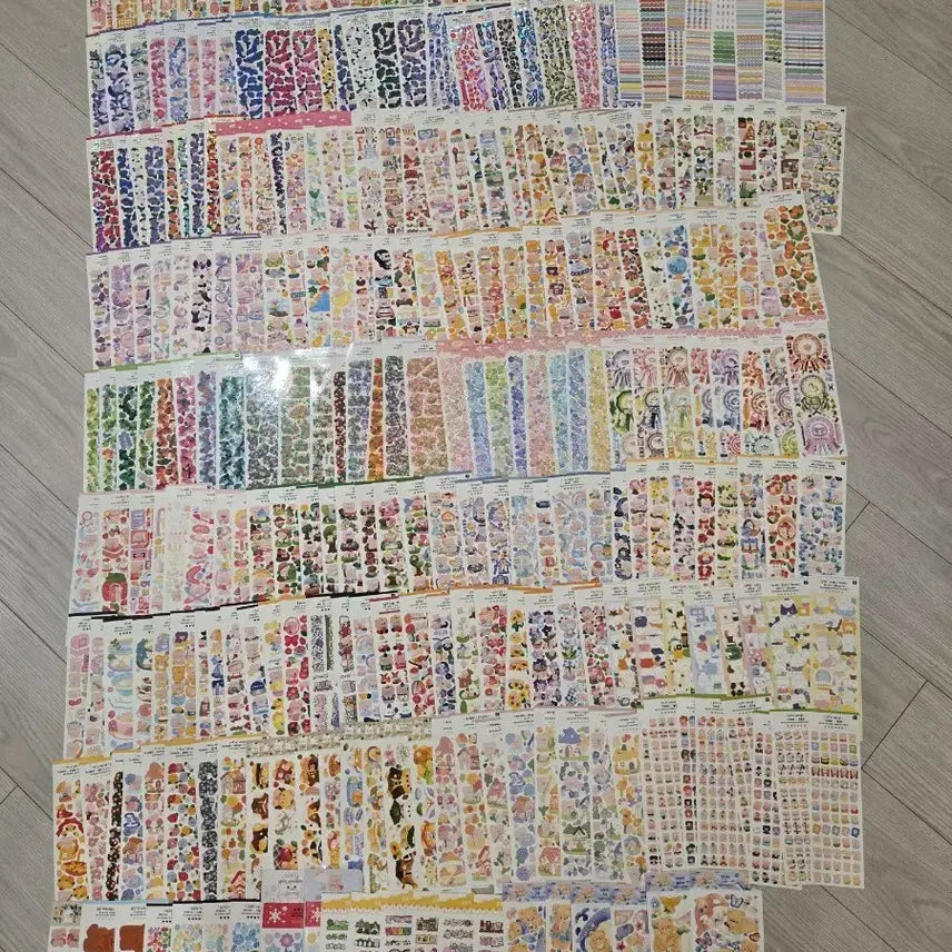 [BUNJANG] Melly Factory Sticker Set 395 Pieces New Bundle / 이번주할인!멜리팩토리395장새상품 무중복 일괄다꾸처분해요