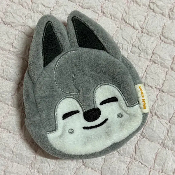 [BUNJANG] Stray Kids Bang Chan Wolf Chan Pouch (Unsealed) / [급처:수요일까지만 할인] 스키주 울프찬 방찬 파우치