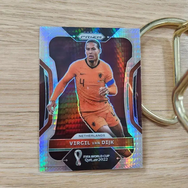 [BUNJANG] Panini 2022 World Cup Liverpool Virgil van Dijk Prism Silver Soccer Card / 22파니니 카타르월드컵 리버풀 버질 반다이크 프리즘실버 축구카드