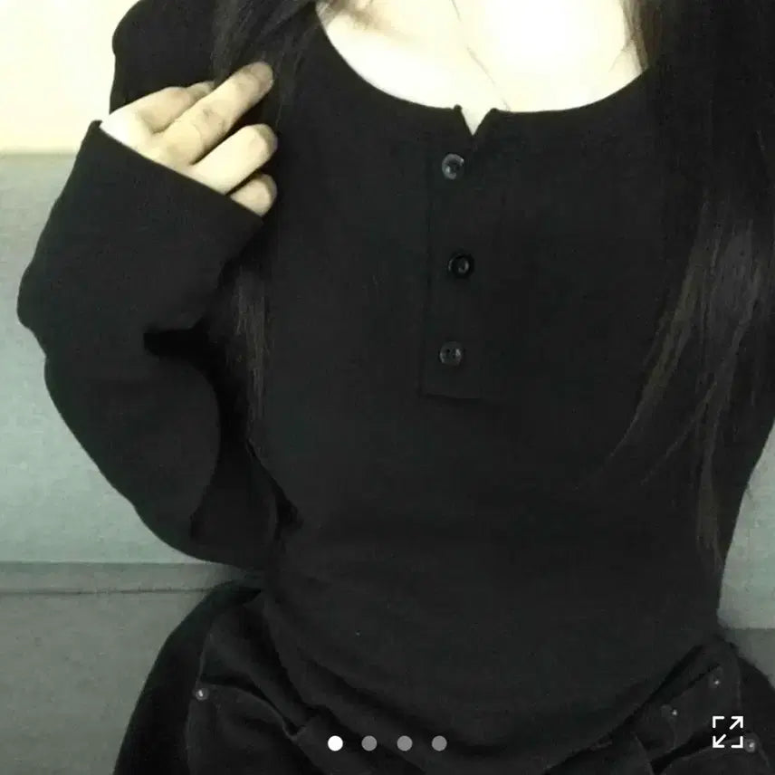 [BUNJANG] Ablley Long Sleeve T-Shirt / 에이블리 긴팔 티셔츠