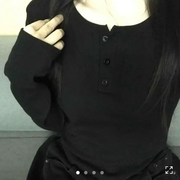 [BUNJANG] Ablley Long Sleeve T-Shirt / 에이블리 긴팔 티셔츠