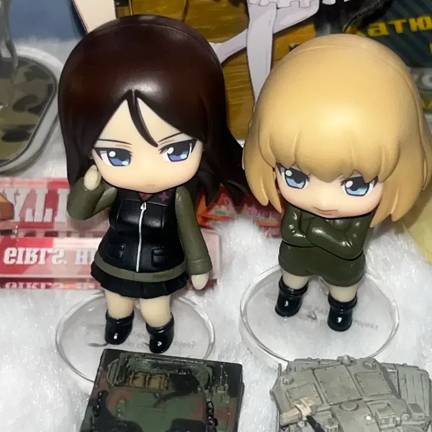 [BUNJANG] Girls und Panzer Katyusha Nendoroid Set / 걸즈앤판처 걸판 논나 카츄샤 푸치 넨도로이드 세트