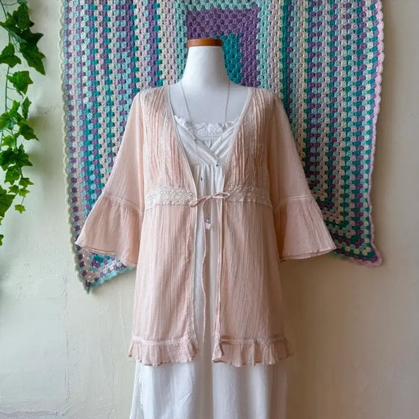 [BUNJANG] Celni Mori Girl Vintage Cotton Cardigan / 셀니 빈티지 모리걸 가디건 대장