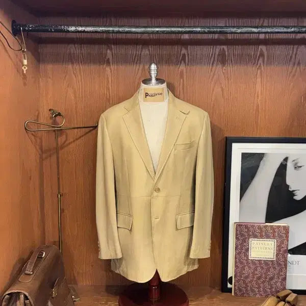 [BUNJANG] Aquascutum Lambskin Jacket Size L / 아쿠아스큐텀 램스킨 자켓 100