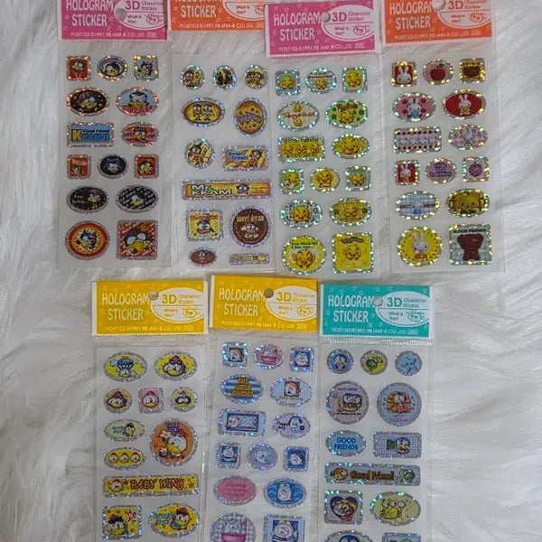[BUNJANG] Vintage Sticker Bundle Set / 고전문구 고전스티커 일괄
