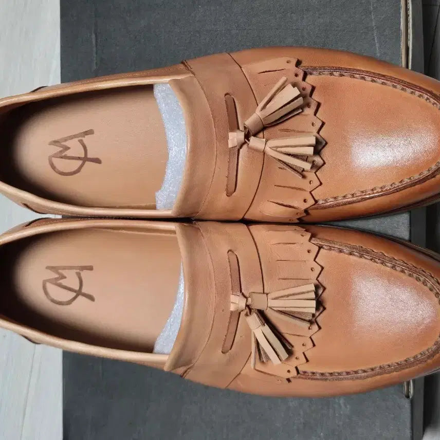[BUNJANG] Mustem Homme Handmade Leather Tassel Loafers - Brown / 머스템옴므 수제화 테슬로퍼  275 추천
