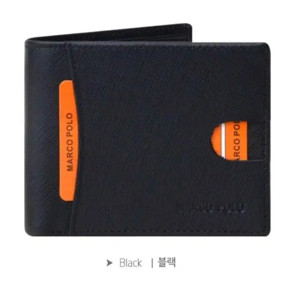 [BUNJANG] Marco Polo S-Class Men's Bifold Wallet / 고급 S클래스 남성용 깔끔한 디자인의 마르코폴로 브랜드 반지갑 판매해요