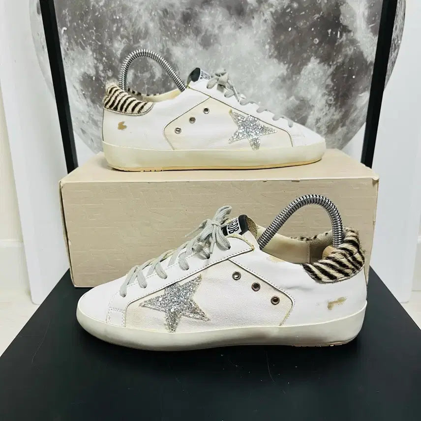 [BUNJANG] Golden Goose Suede Glitter Sneakers / 정품 39) 골든구스 송치 글리터 스니커즈 250~255