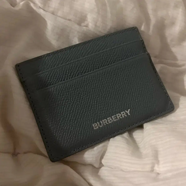 [BUNJANG] Burberry Grained Leather Cardholder Blue / 버버리 그레이니 카드지갑 블루색상