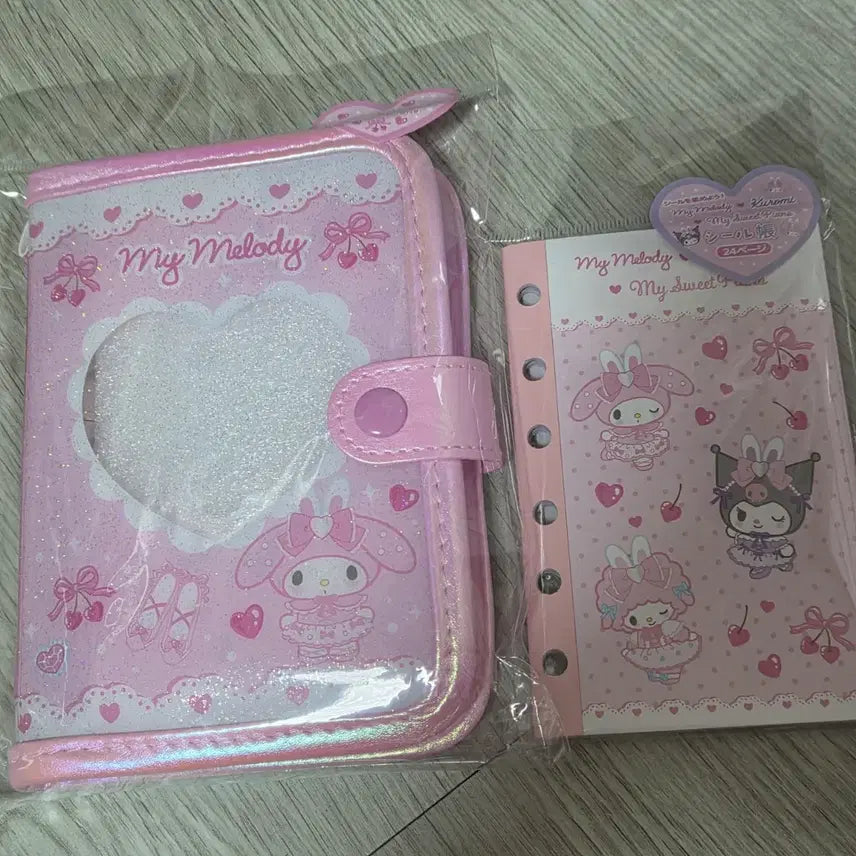 [BUNJANG] Sanrio My Melody Ballerina Series Binder + Refills Set / 산리오 마이멜로디 발레리나 시리즈 바인더+속지 세트 일괄 스티커북