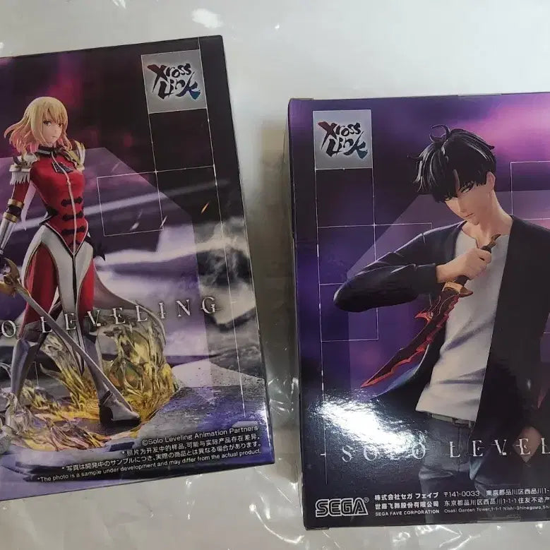 [BUNJANG] Solo Leveling Sung Jinwoo & Cha Hae-in Figure Set (Sealed) / (미개봉) 나혼자만 레벨업 성진우 차해인 피규어 세트