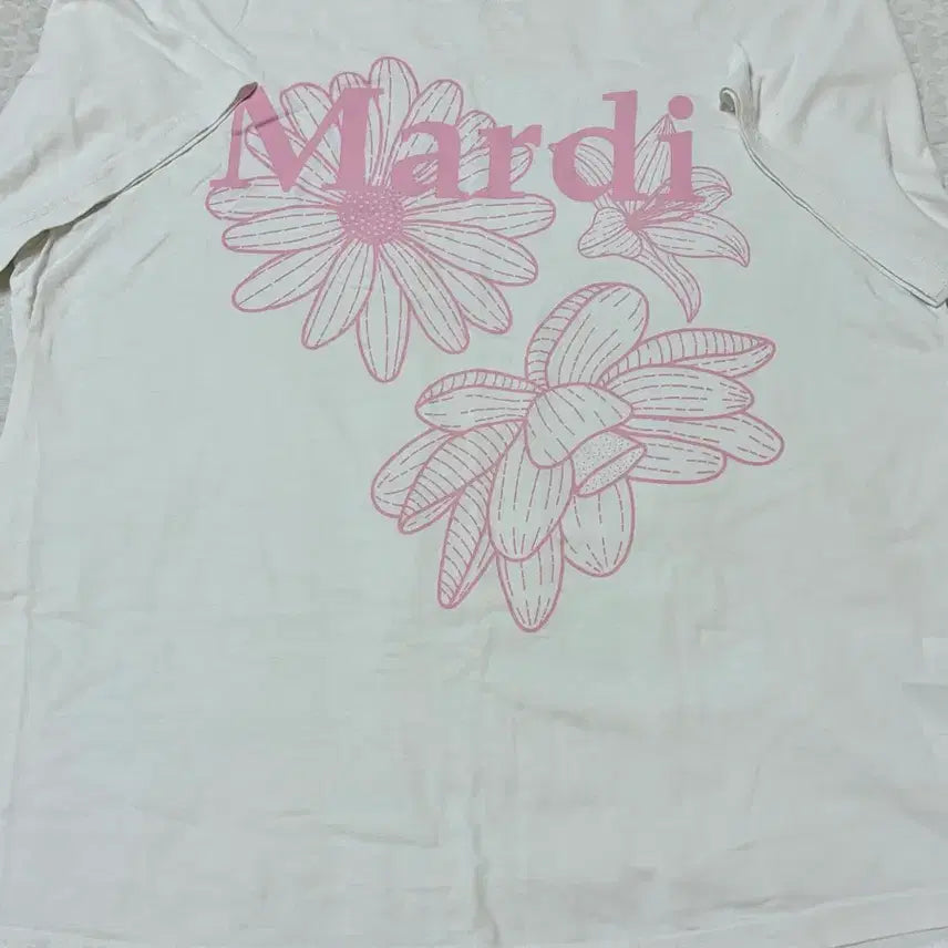 [BUNJANG] Mardi Mercredi Short Sleeve T-Shirt Free Size / 마르디메르크디 반팔티 free