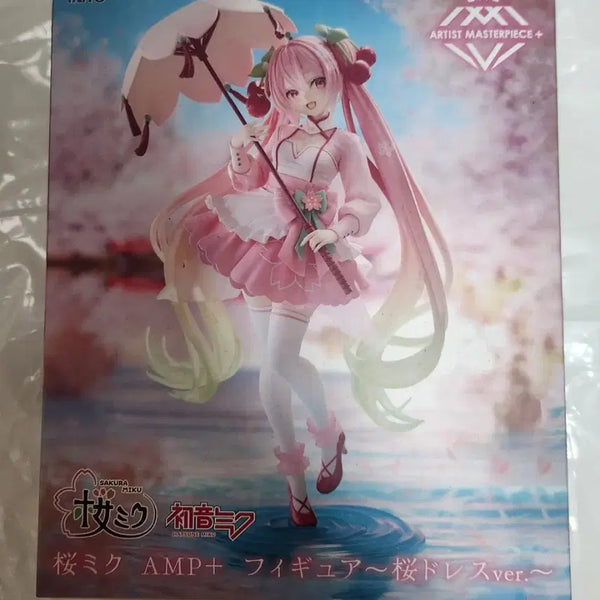 [BUNJANG] Taito Sakura Miku AMP+ Figure Cherry Blossom Dress Ver. (Sealed) / (미개봉) TAITO 사쿠라미쿠 AMP+ 피규어 벚꽃 드레스 Ver.