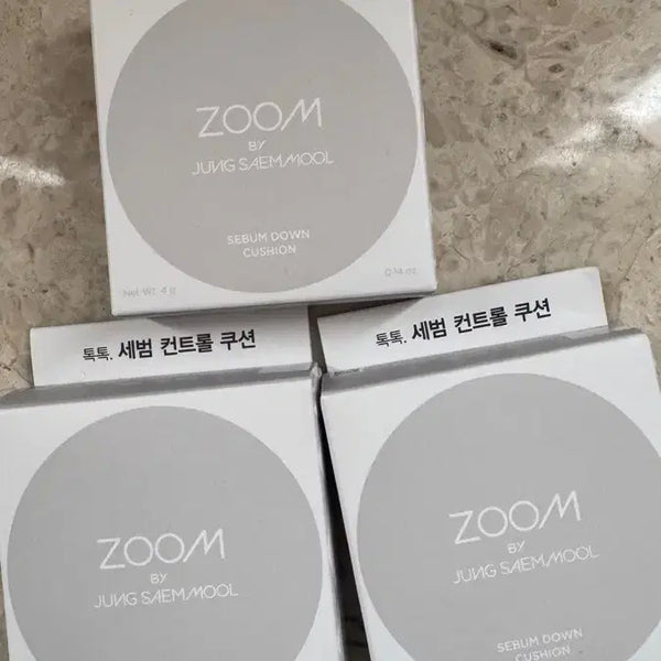[BUNJANG] Jung Saem Mool Zoom No-Sebum Cushion (Set of 3) / 새상품 3개 정샘물 줌 노세범 쿠션
