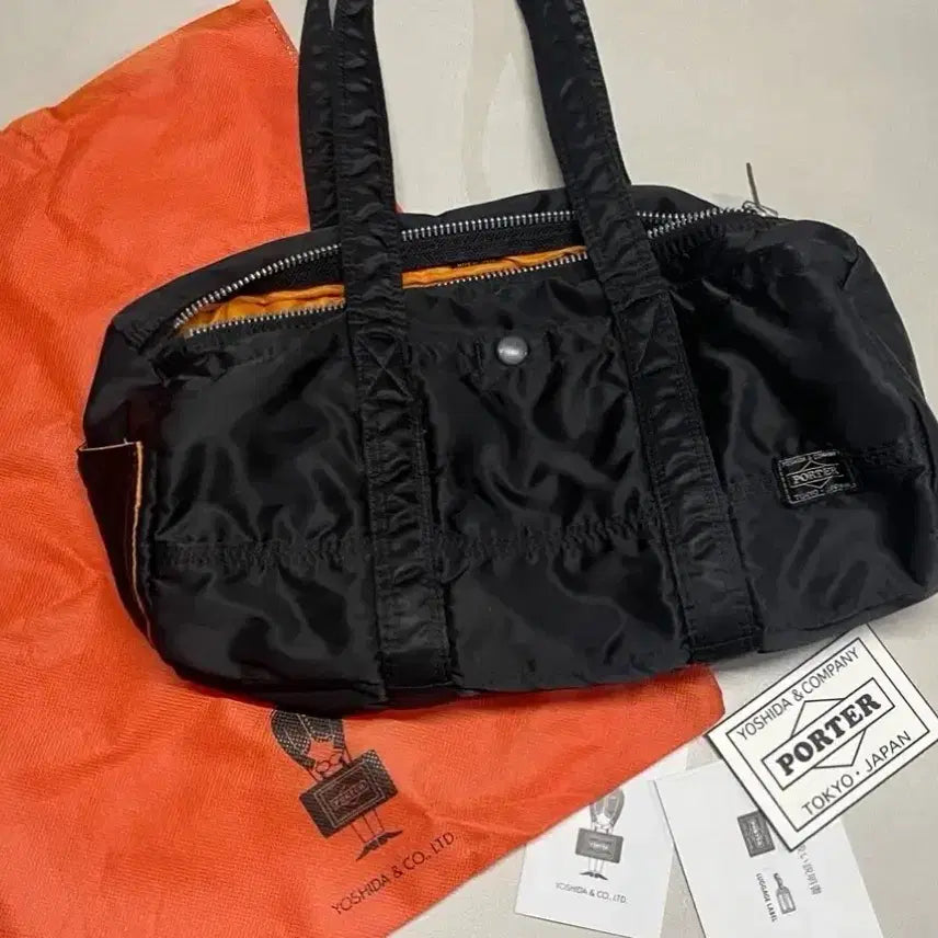 [BUNJANG] Porter Yoshida Tanker Duffle Bag Black L / 요시다 포터 탱커 더플백 블랙 L (26.5)