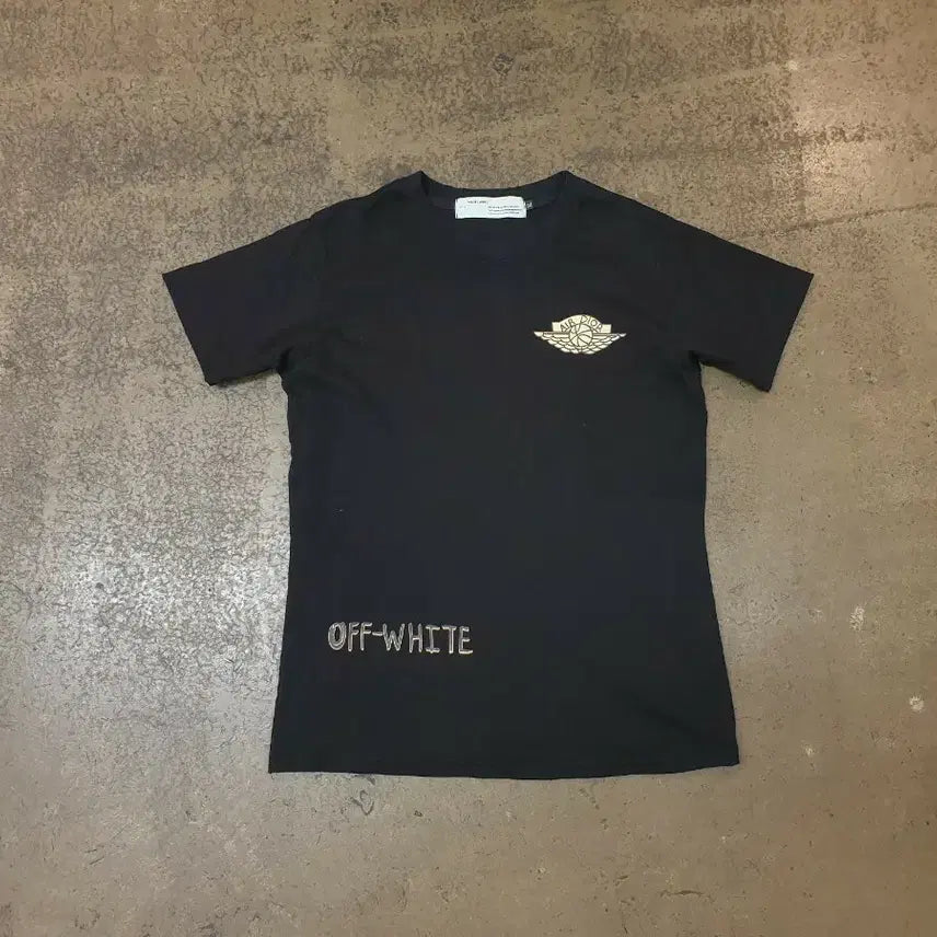 [BUNJANG] Off-White x Air Jordan x Dior Collaboration T-Shirt Black XL / 오프화이트 X 에어조던 X 디올 콜라보 반팔티 블랙 XL