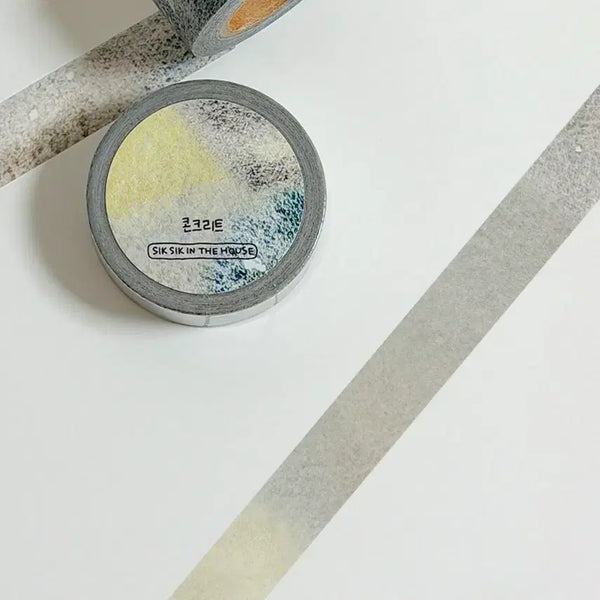 [BUNJANG] SikSik in the House Concrete Sunset Washi Tape / 식식인더하우스 콘크리트 저녁노을 마테