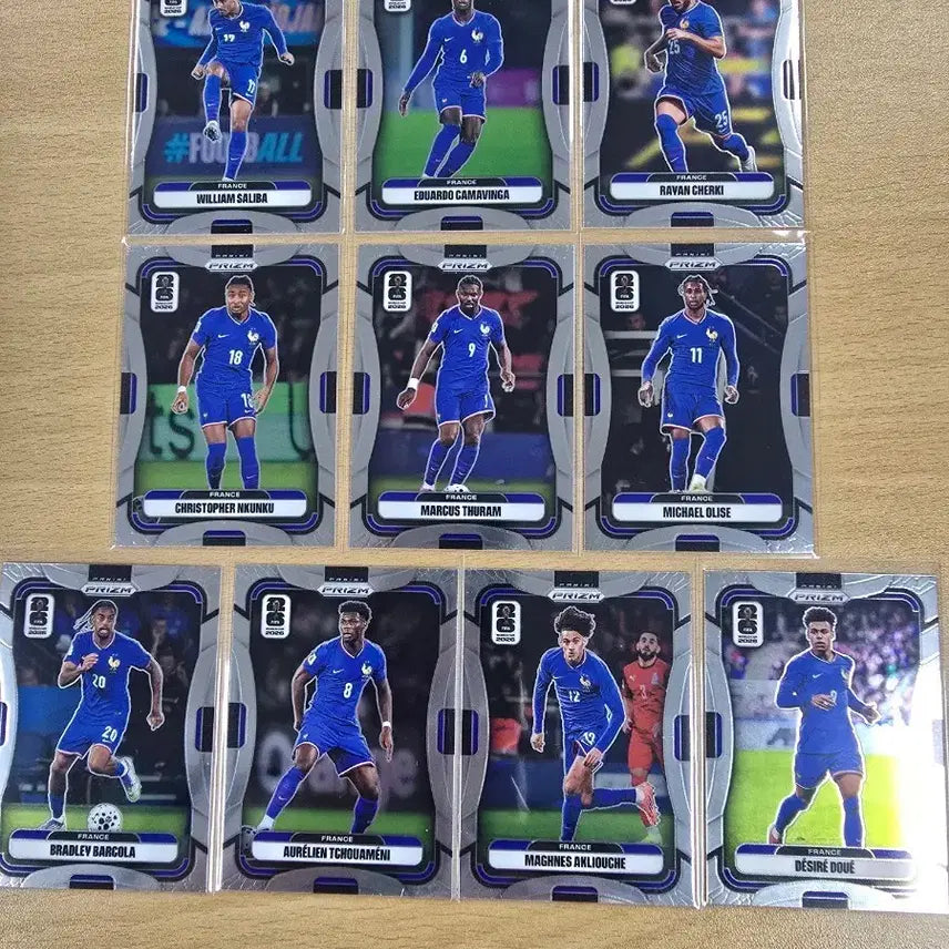 [BUNJANG] Panini Prizm World Cup France Soccer Cards 20-Card Set / 2026파니니프리즘 월드컵 프랑스 축구카드 20장세트-518-