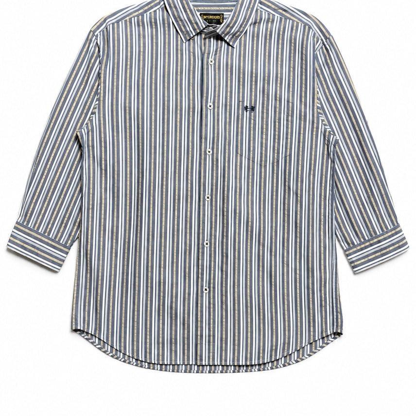 [BUNJANG] McGregor Vintage Cotton Stripe Shirt L / JPN 일본 빈티지 y2k 아메카지 맥그리거 코튼 스트라이프 셔츠 L