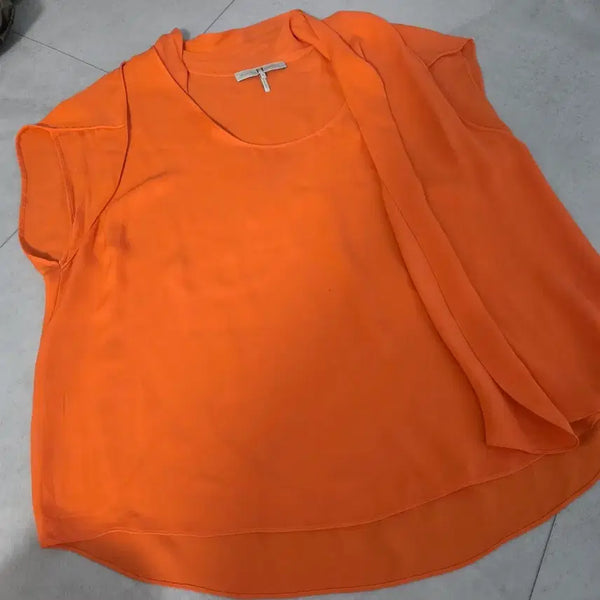 [BUNJANG] Halson Heritage Silk 100% Blouse Size 8 (M) / 할스톤 헤리티지 실크 100% 블라우스