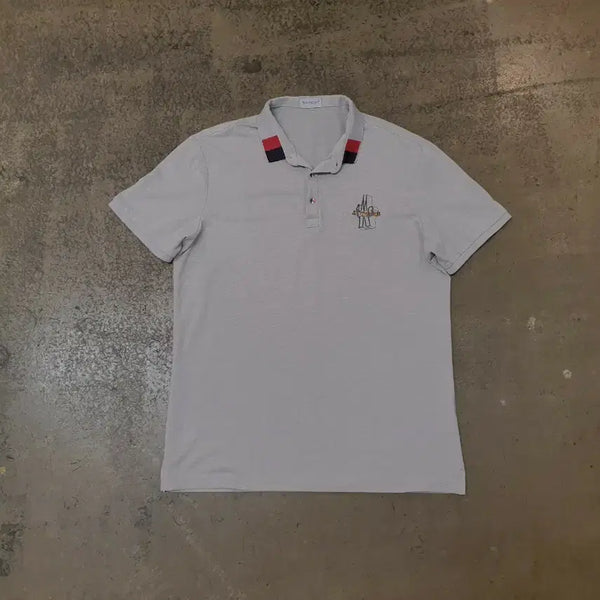 [BUNJANG] Moncler Polo T-Shirt Grey / 몽클레어 카라티 그레이