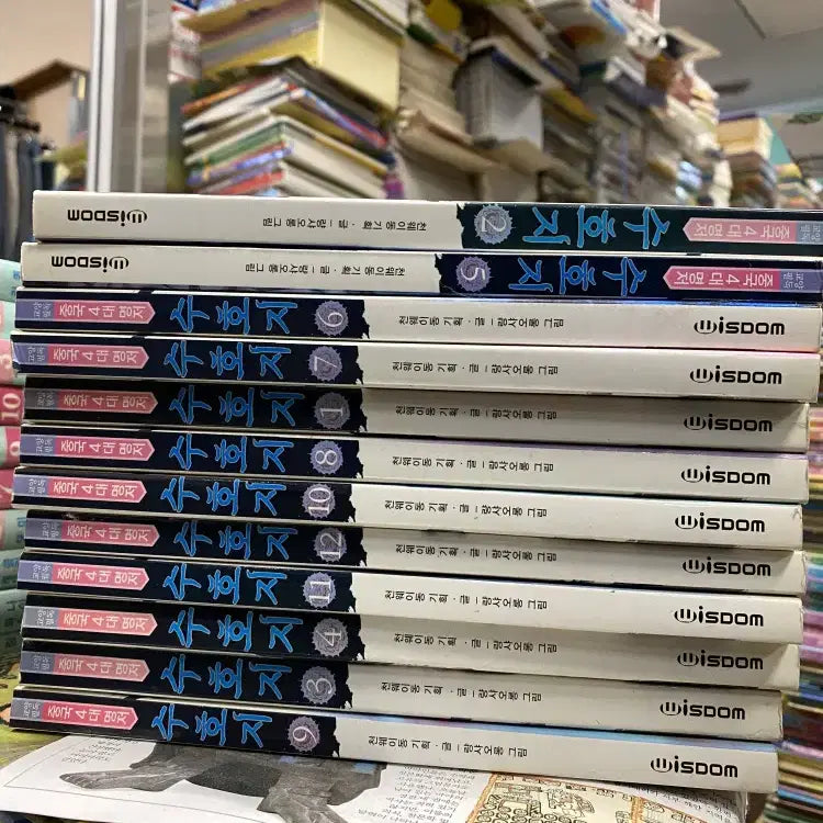 [BUNJANG] WISDOM Outlaws of the Marsh (Shui Hu Zhuan) Complete 12-Volume Set - Chinese Classic / 중국 4대 명저 수호지 WISDOM 12권 세트 동양고전 중고책
