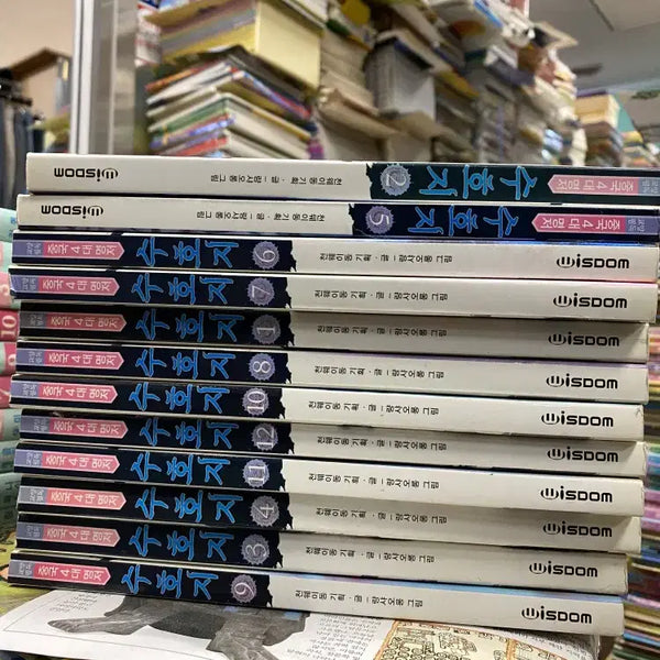 [BUNJANG] WISDOM Outlaws of the Marsh (Shui Hu Zhuan) Complete 12-Volume Set - Chinese Classic / 중국 4대 명저 수호지 WISDOM 12권 세트 동양고전 중고책