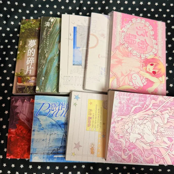 [BUNJANG] Xiaohongshu Sticker Book Bundle Set (9 Volumes) / 샤오홍슈 스티커북 일괄9권(사용,미사용 포함)