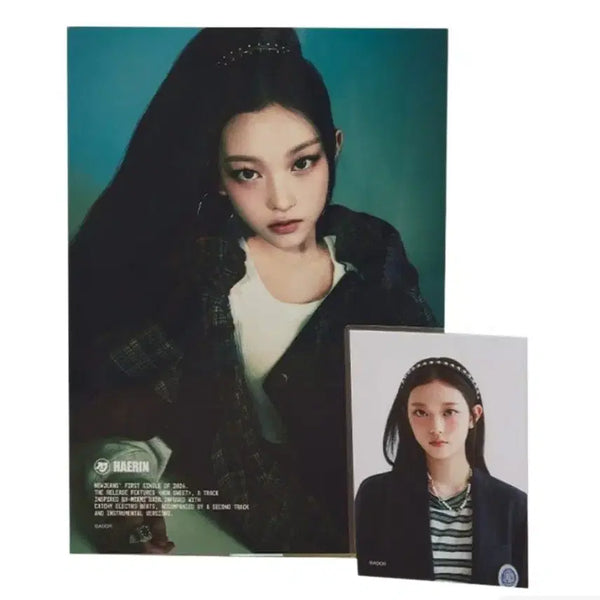[BUNJANG] NewJeans Haerin How Sweet Pop-up Store Goods Photocard Holder (Sealed) / 뉴진스 하우스윗 책받침 해린 how sweet 미개봉 팝업 굿즈