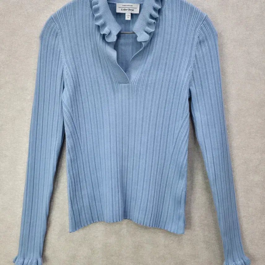 [BUNJANG] And Other Stories Frill Ribbed Knit / 앤아더스토리즈 프릴 골지 니트 & OTHER STORIES