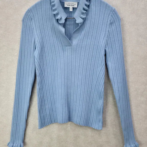 [BUNJANG] And Other Stories Frill Ribbed Knit / 앤아더스토리즈 프릴 골지 니트 & OTHER STORIES