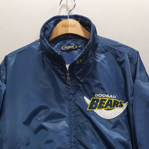 [BUNJANG] Nefoss Doosan Bears Half-Moon Spring/Autumn Jacket 2XL / 네포스 두산베어스 반달 춘추자켓 2XL