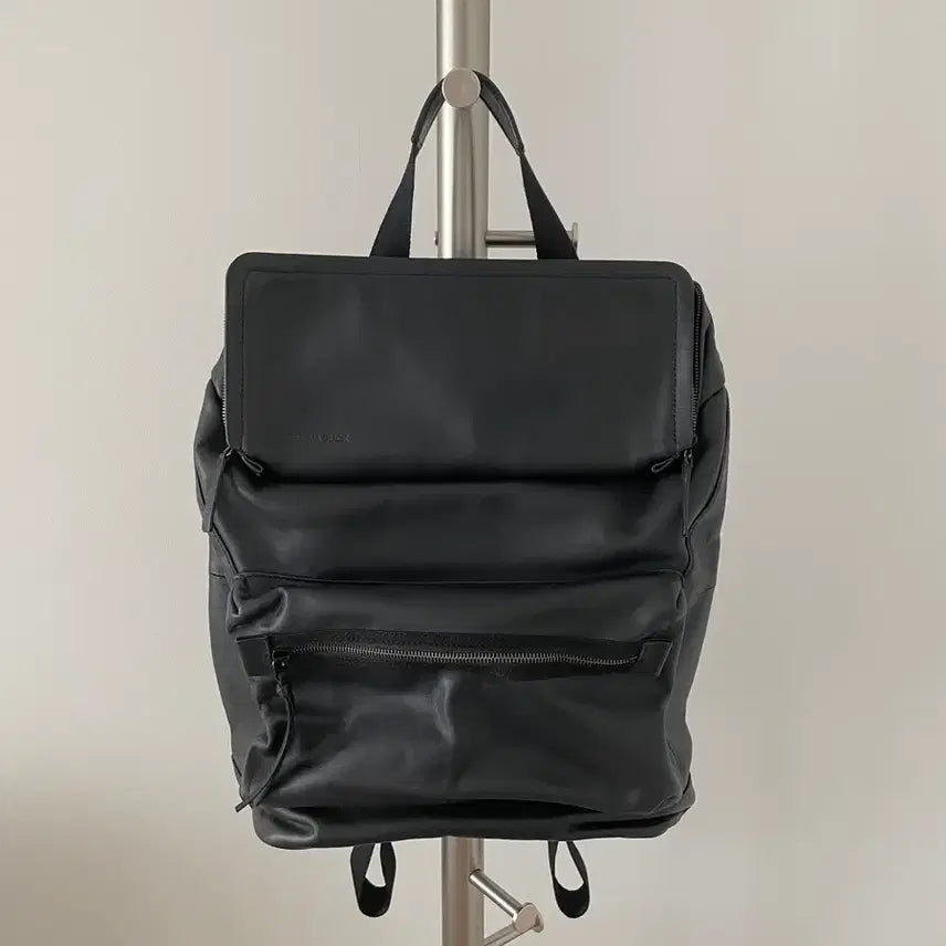 [BUNJANG] Mandarina Duck Leather & Fabric Backpack / 만다리나덕(Mandarina duck) 백팩