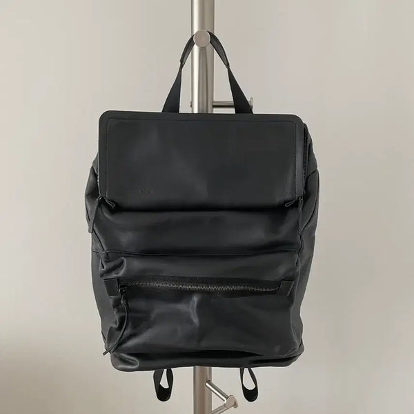 [BUNJANG] Mandarina Duck Leather & Fabric Backpack / 만다리나덕(Mandarina duck) 백팩