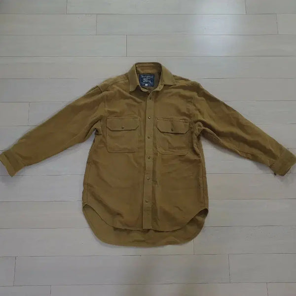 [BUNJANG] Burberry Corduroy Shirt Jacket Khaki S / 버버리 코듀로이 셔츠 자켓 카키 S