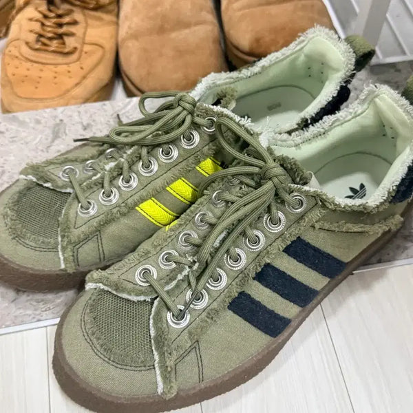 [BUNJANG] Adidas Song for the Mute Campus 80s Olive Sneakers / 아디다스 송포더뮤트 캠퍼스 80s 올리브