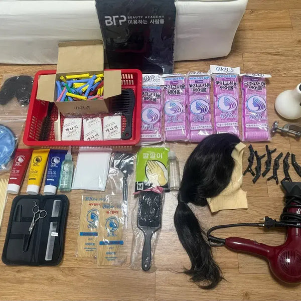 [BUNJANG] Full Set of Beauty Practical Exam Materials / 미용 실기재료 풀세트