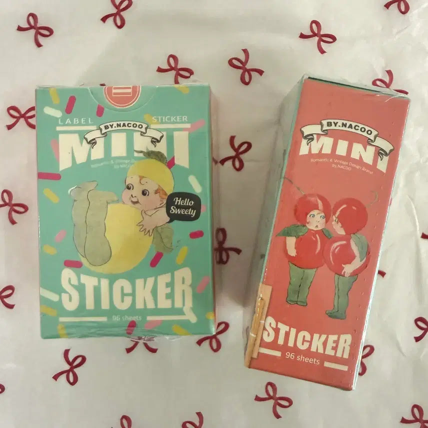 [BUNJANG] Sweet Mini Sticker Pack - 96 Stickers / 스위티 미니 스티커팩 - 96장