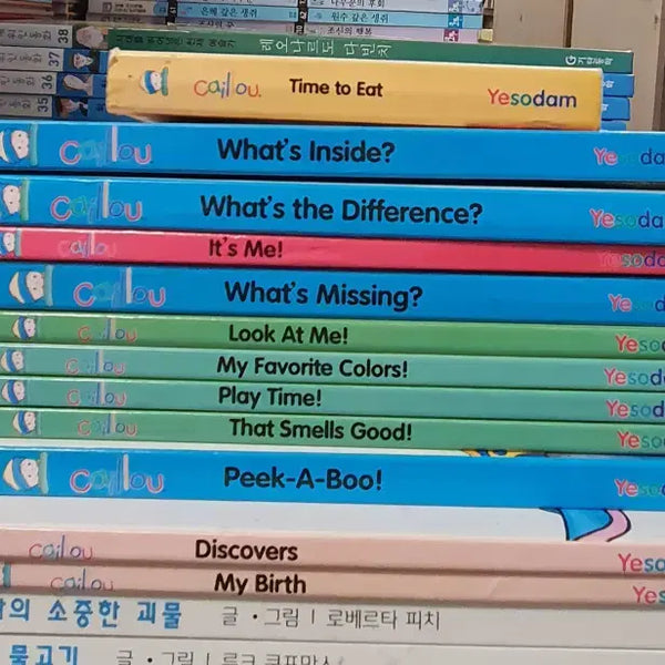 [BUNJANG] Caillou English Book Set - 12 Volumes / 까이유 영어 예소담 12권 세트 어린이책 중고책