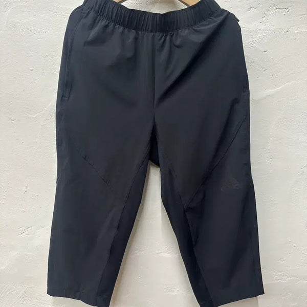 [BUNJANG] Adidas Unisex Shorts Black 7-Length Size S / 아디다스 공용 반바지 블랙/추리닝/바스락/7부 S