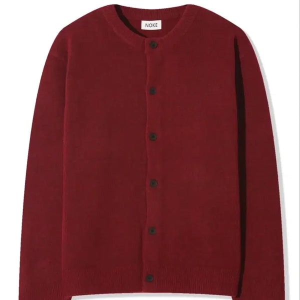 [BUNJANG] Knock Cardigan Burgundy / 노크 가디건 버건디