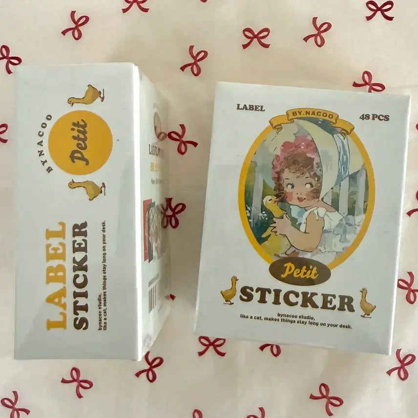 [BUNJANG] Petite Sticker Pack - 48 Stickers / 쁘띠 스티커팩 - 48장